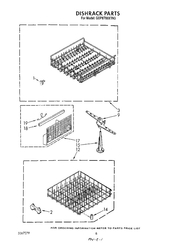 Diagram for GDP8700XTN3