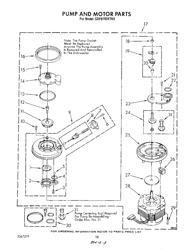 Diagram for GDP8700XTN3