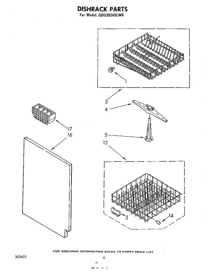 Diagram for GDU3024XLW0