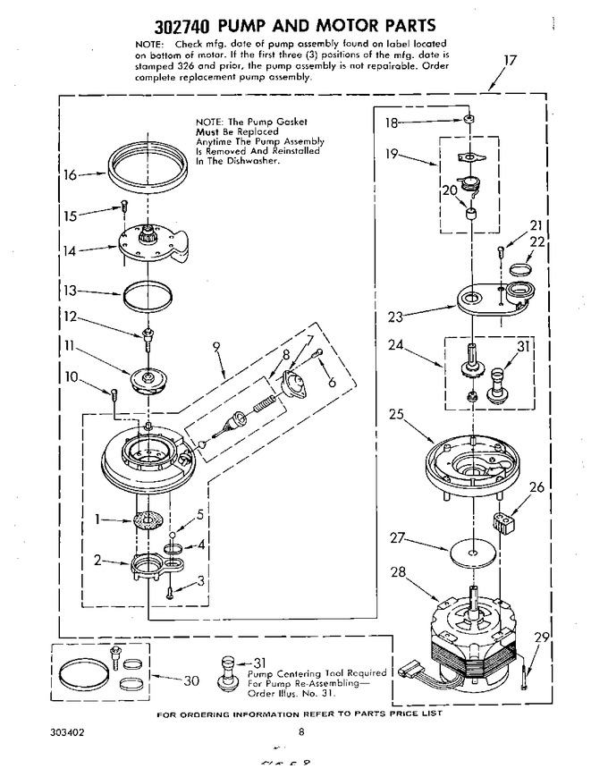 Diagram for GDU3024XLW0