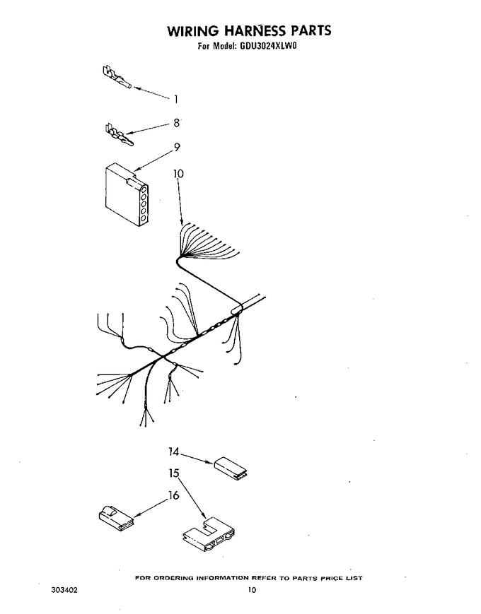 Diagram for GDU3024XLW0