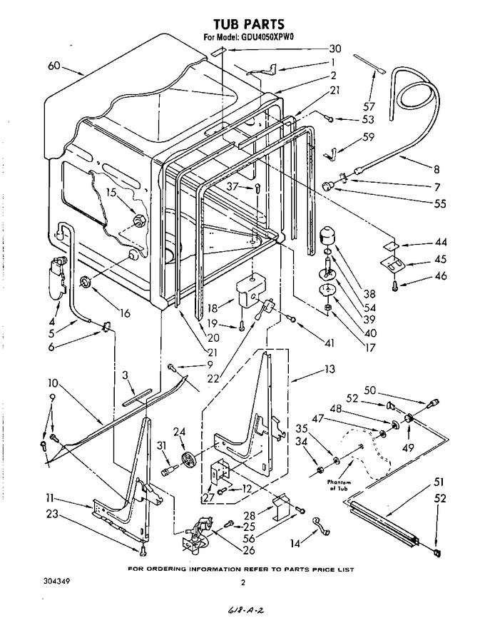 Diagram for GDU4050XPW0