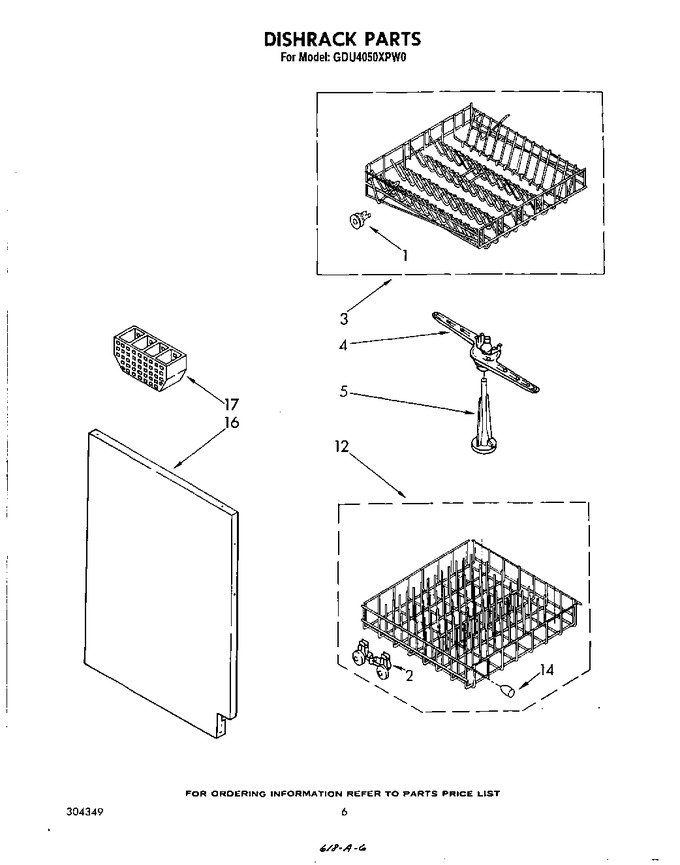 Diagram for GDU4050XPW0
