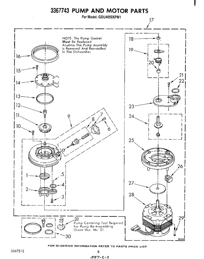 Diagram for GDU4050XPW1