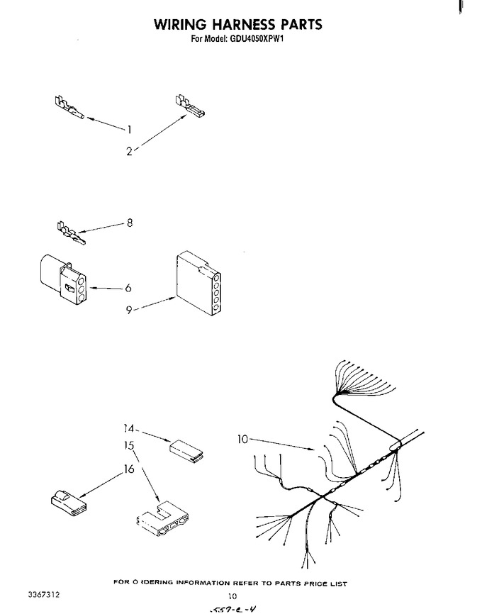 Diagram for GDU4050XPW1