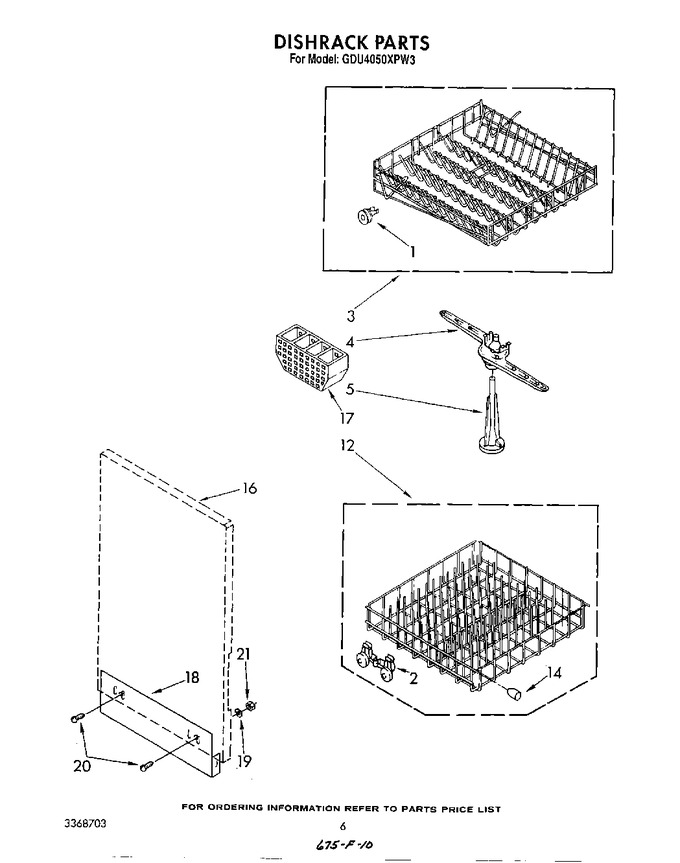 Diagram for GDU4050XPW3