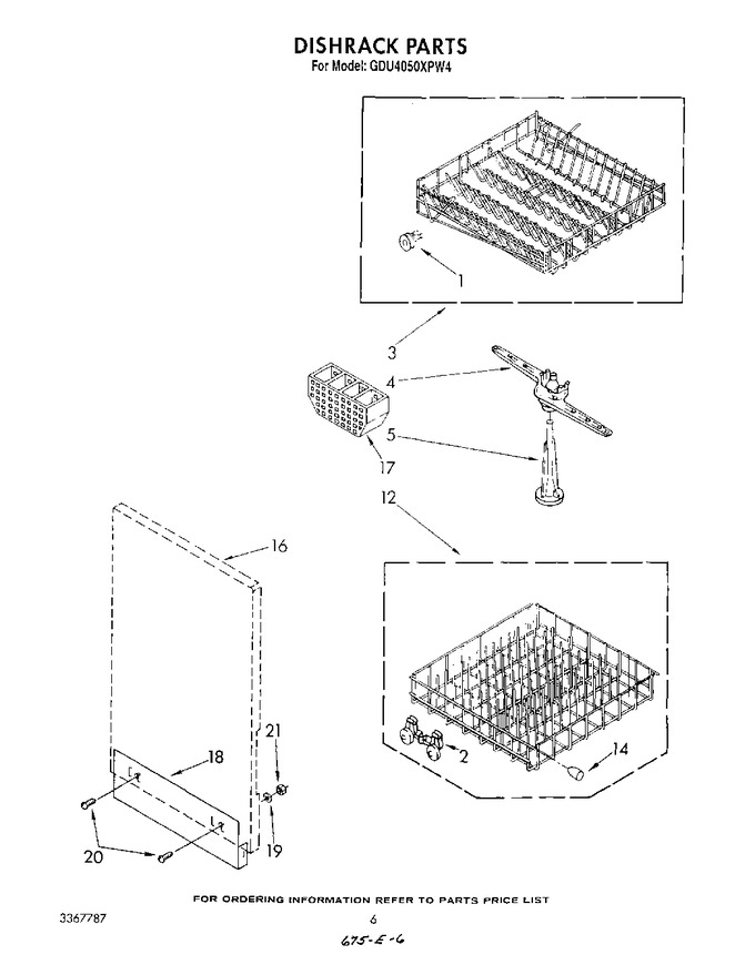 Diagram for GDU4050XPW4