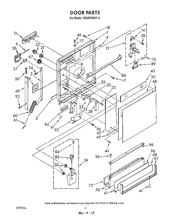 Diagram for GDU8700XT0