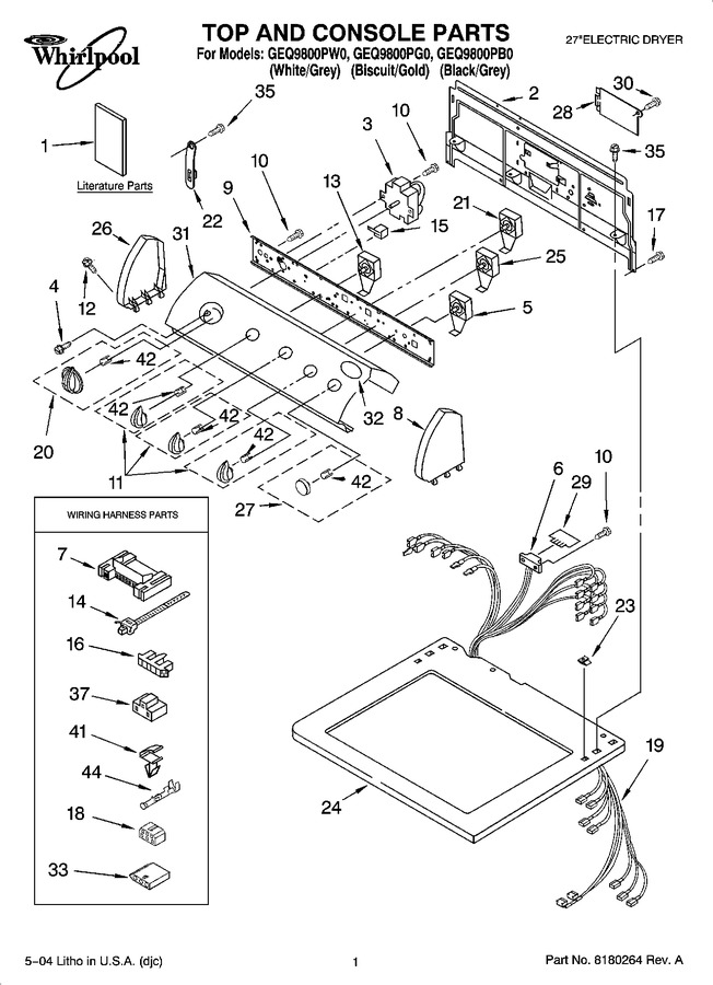 Diagram for GEQ9800PW0