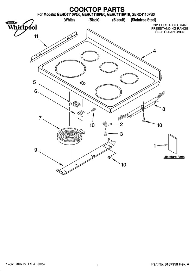 Diagram for GERC4110PB0