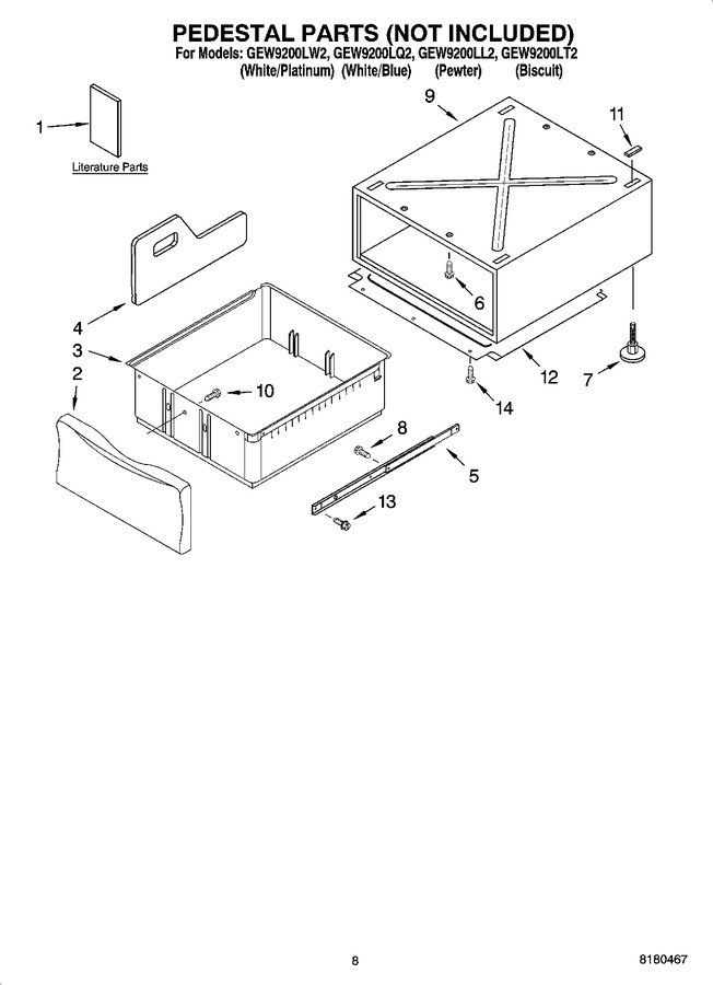 Diagram for GEW9200LW2