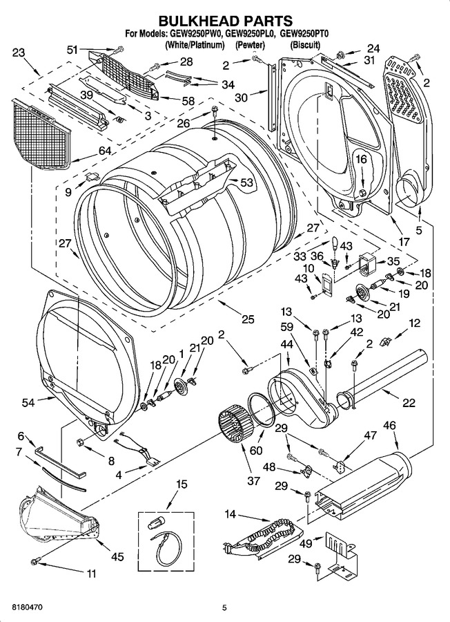 Diagram for GEW9250PL0