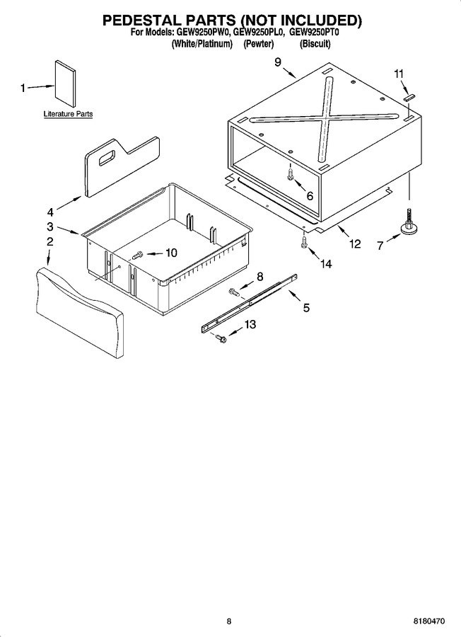 Diagram for GEW9250PW0