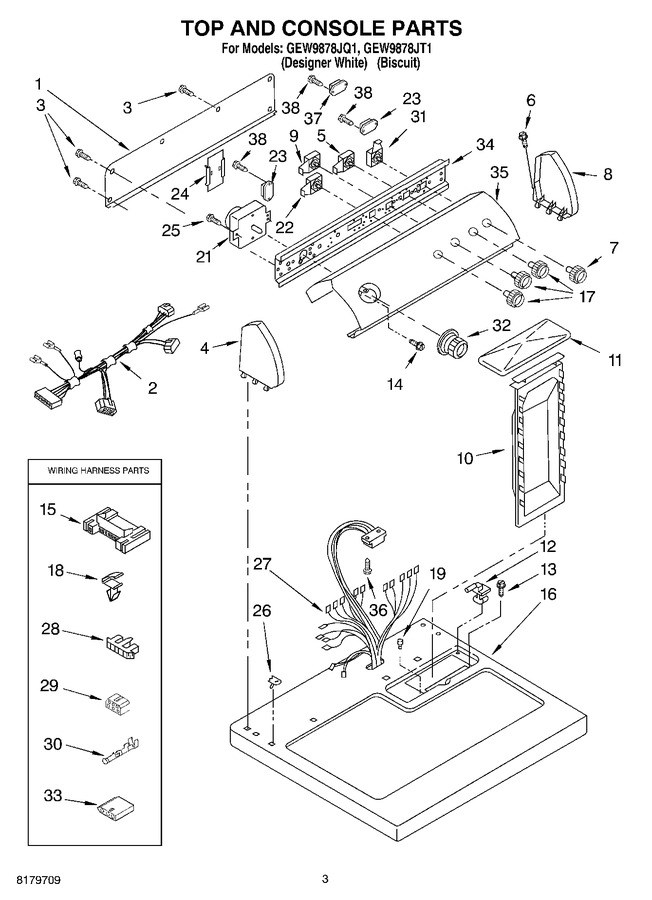 Diagram for GEW9878JT1