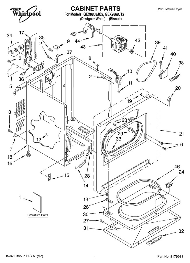 Diagram for GEX9868JT2