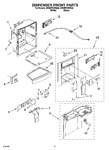 Diagram for 08 - Dispenser Front Parts