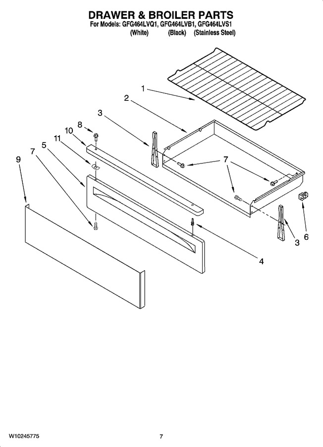 Diagram for GFG464LVQ1