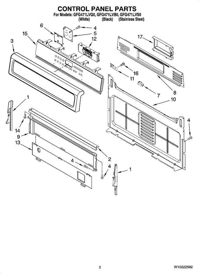 Diagram for GFG471LVQ0