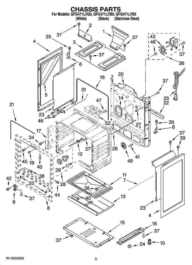Diagram for GFG471LVQ0