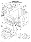 Diagram for 02 - Cabinet Parts