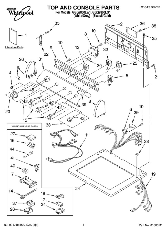 Diagram for GGQ9800LG1