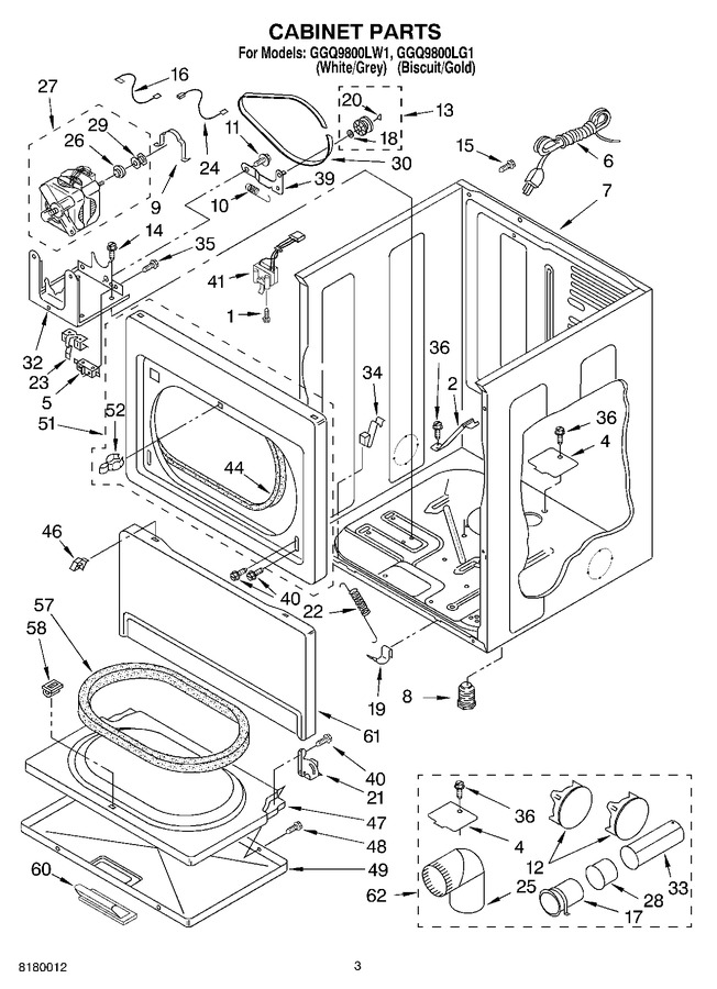 Diagram for GGQ9800LG1