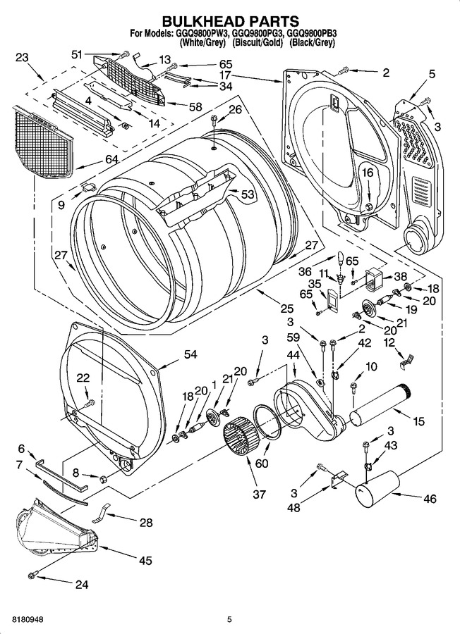 Diagram for GGQ9800PB3