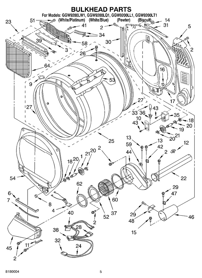 Diagram for GGW9200LT1