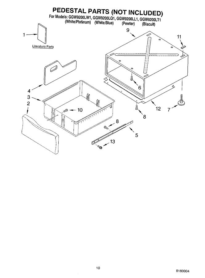 Diagram for GGW9200LL1