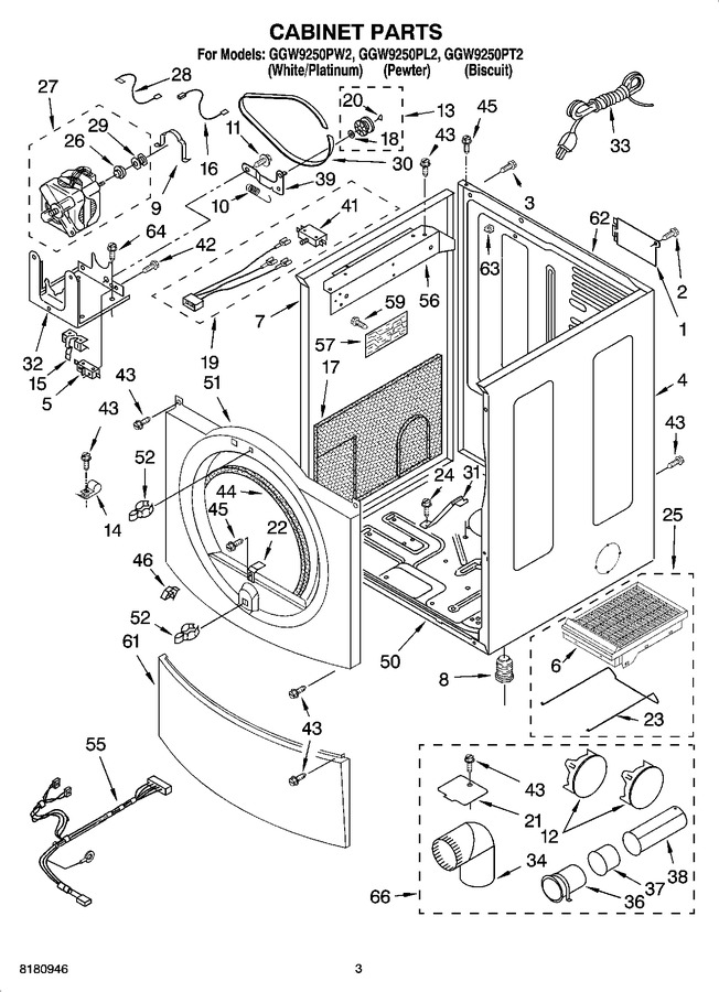 Diagram for GGW9250PT2