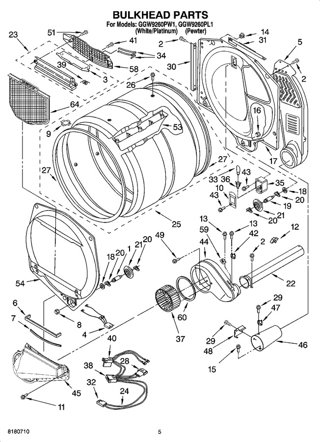 Diagram for GGW9260PW1