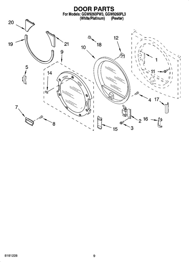 Diagram for GGW9260PL3