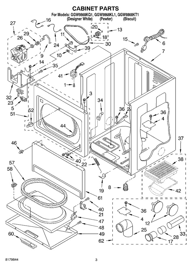 Diagram for GGW9868KL1