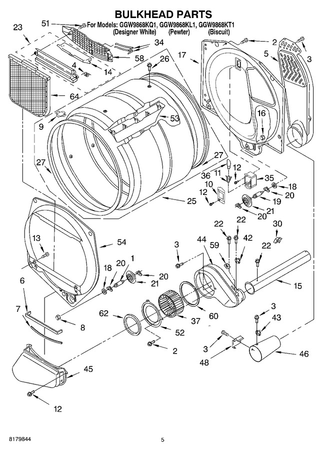 Diagram for GGW9868KL1