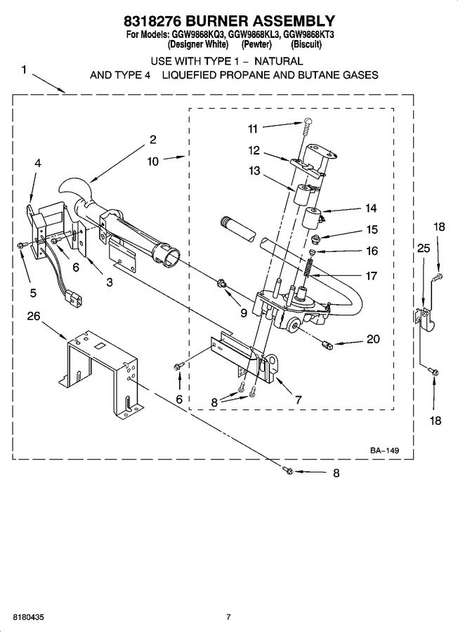 Diagram for GGW9868KL3