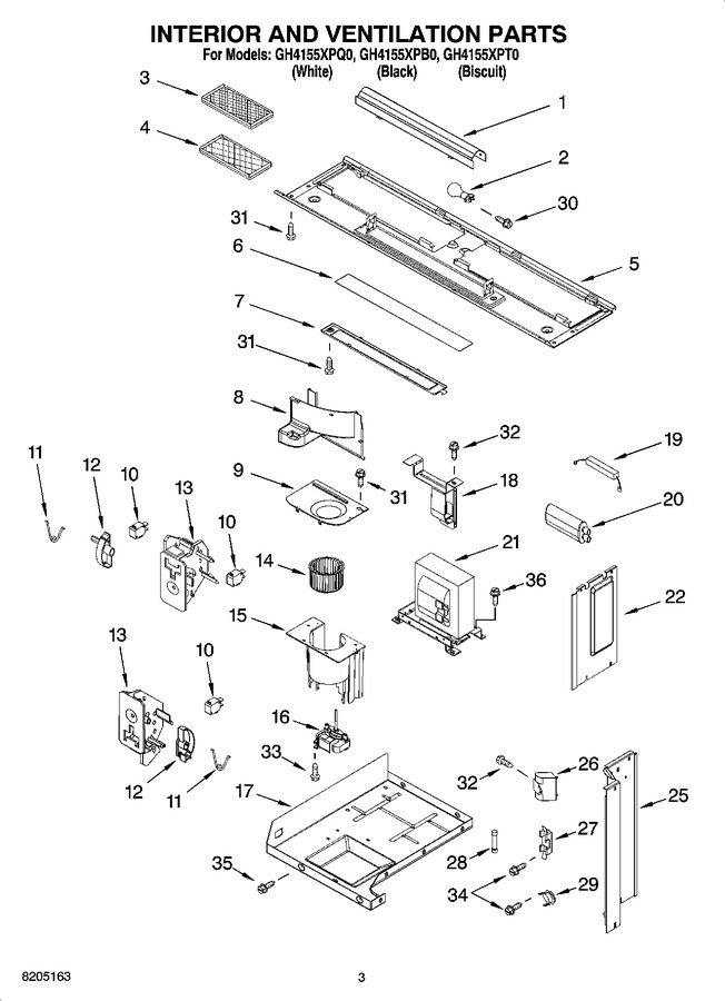 Diagram for GH4155XPT0