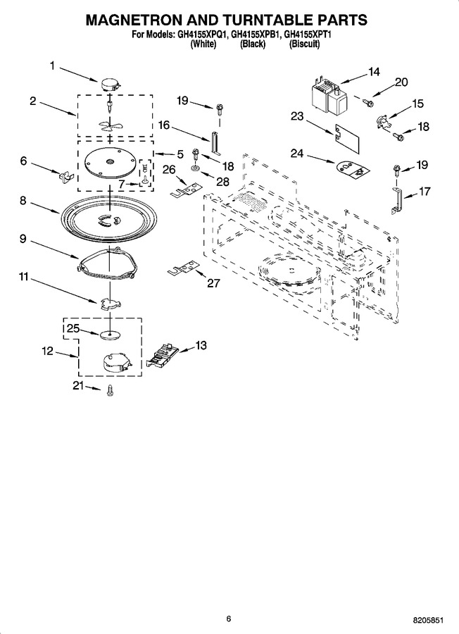 Diagram for GH4155XPT1