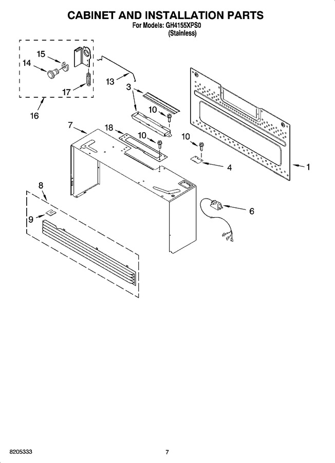 Diagram for GH4155XPS0