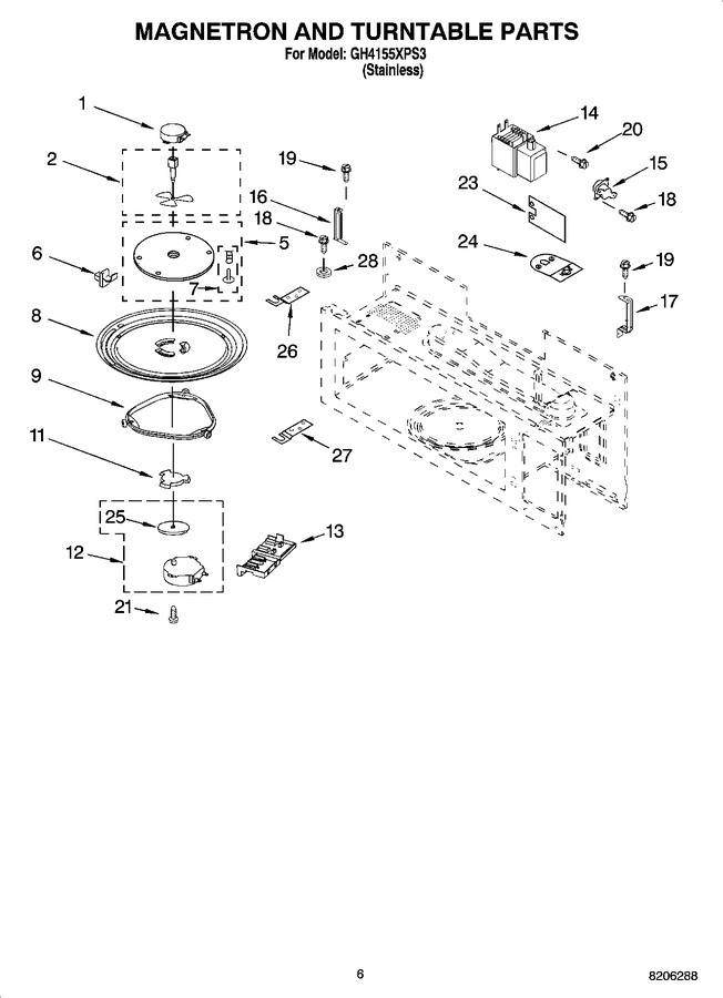 Diagram for GH4155XPS3