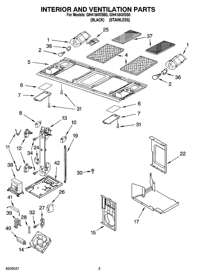 Diagram for GH4184XSB0