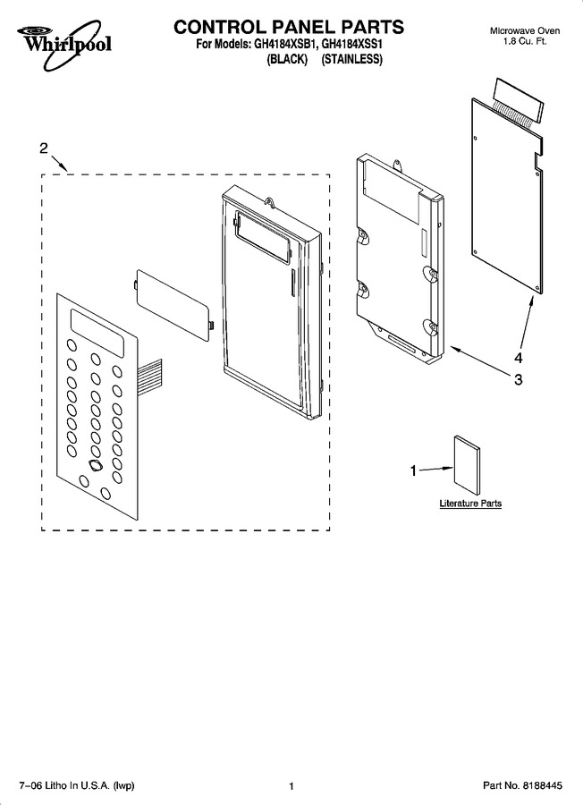 Diagram for GH4184XSS1