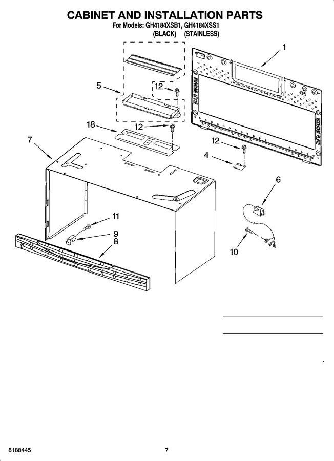 Diagram for GH4184XSS1