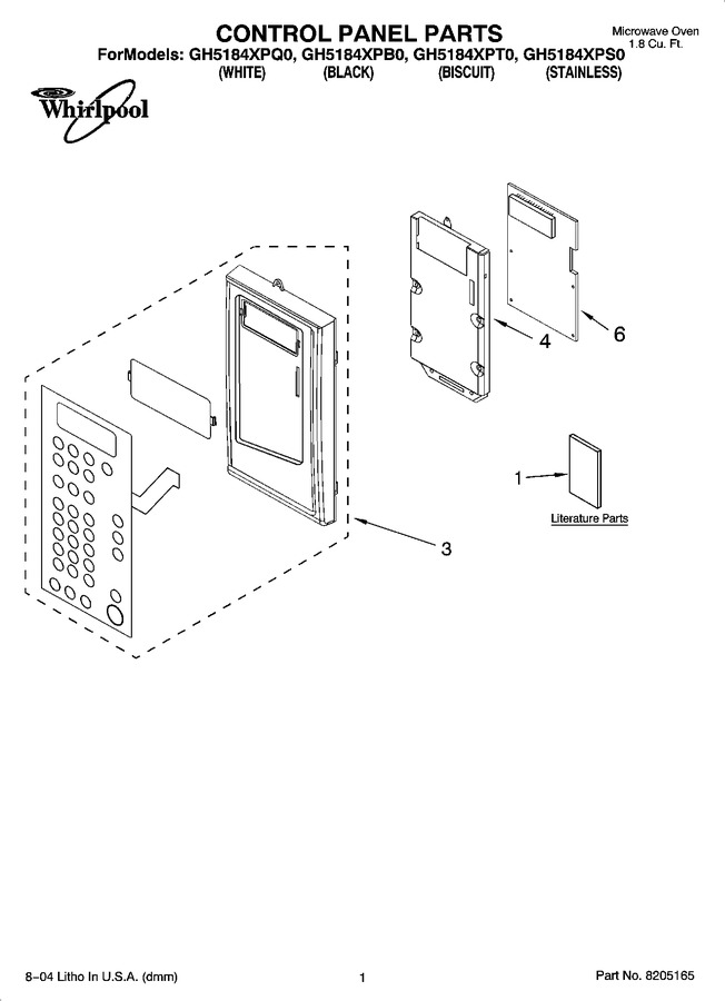 Diagram for GH5184XPQ0