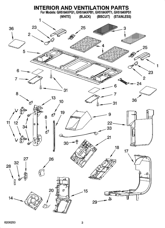 Diagram for GH5184XPQ1
