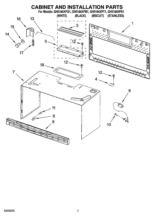 Diagram for GH5184XPB1