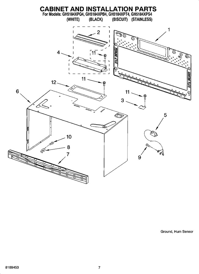 Diagram for GH5184XPT4