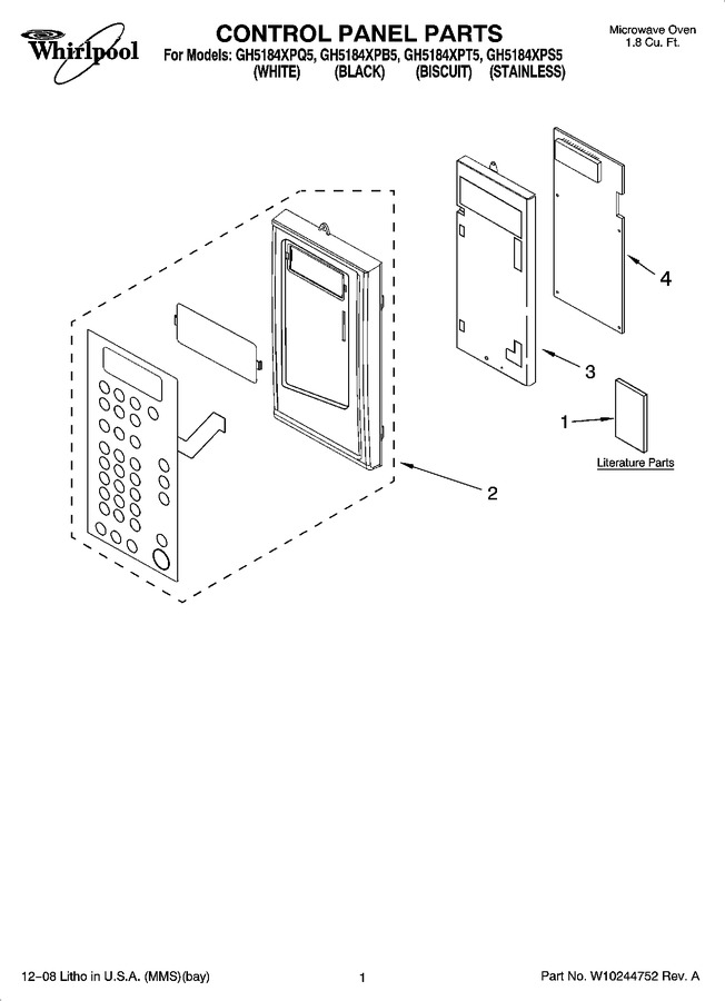 Diagram for GH5184XPQ5