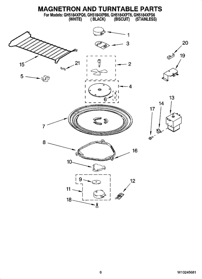Diagram for GH5184XPT6