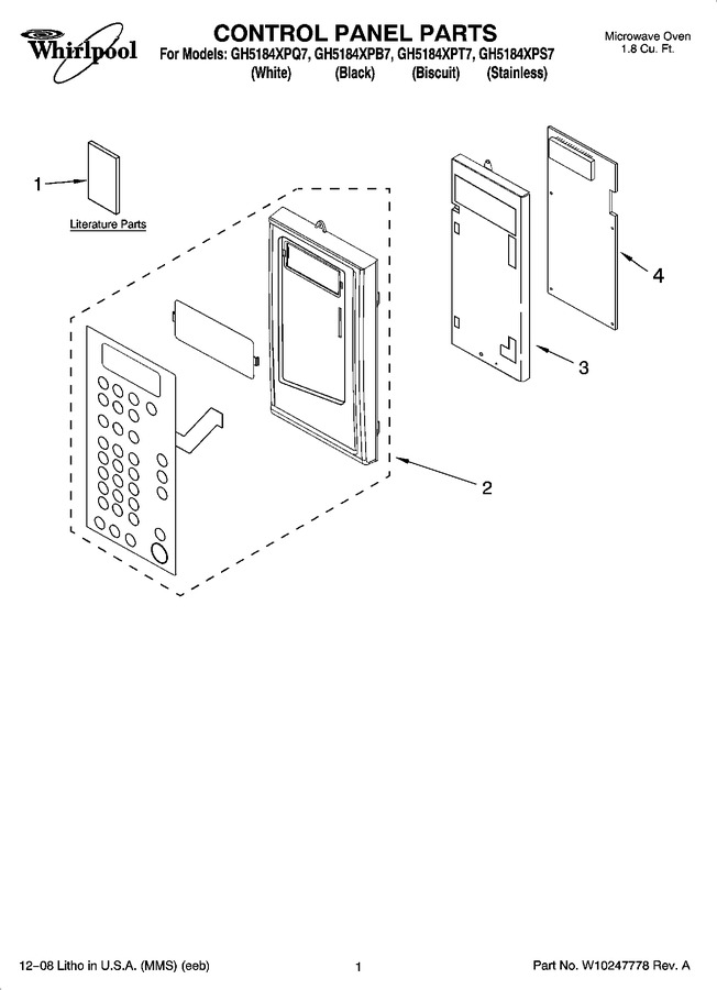 Diagram for GH5184XPS7