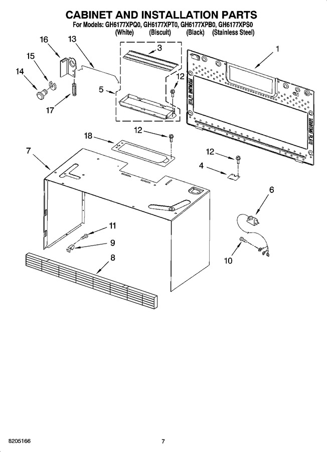 Diagram for GH6177XPQ0